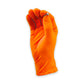 TGC Hi-Vis Orange Nitrile Gloves